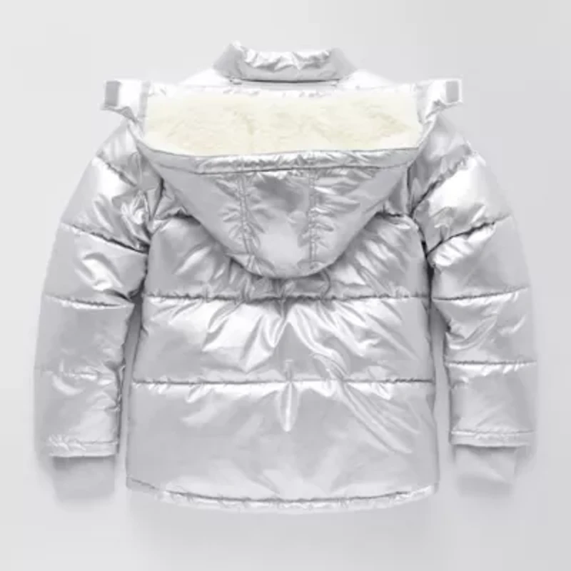 Thereabouts Little & Big Kid Girls Heavyweight Puffer Jacket