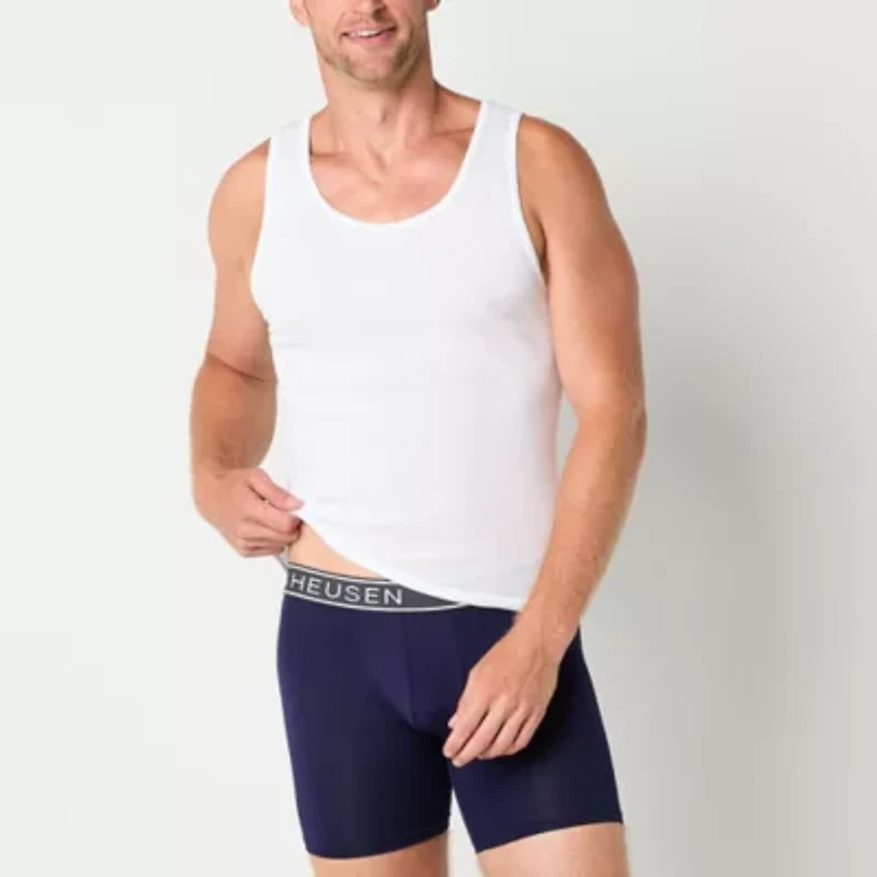 Van Heusen Mens Round Neck Sleeveless 5 Pack Tank