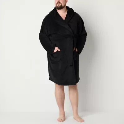 St. John's Bay Mens Big and Tall Long Sleeve Long Length Robe