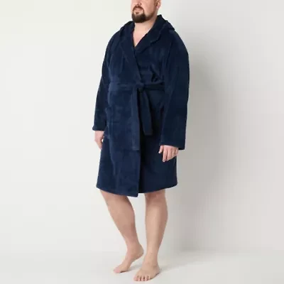 St. John's Bay Mens Big and Tall Long Sleeve Long Length Robe