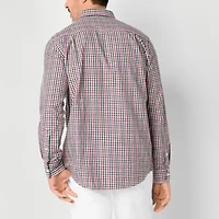 St. John's Bay Performance Oxford Mens Long Sleeve Classic Fit Button-Down Shirt