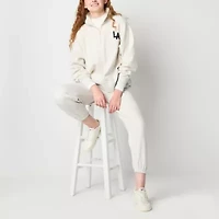 Arizona Womens Cinched Juniors Fleece Jogger Pant