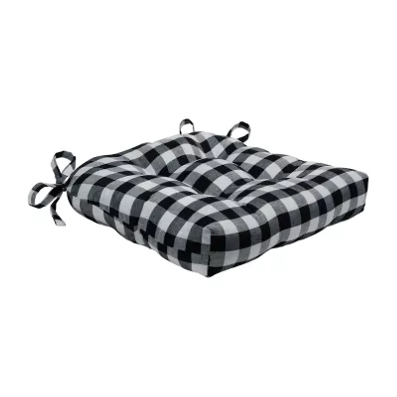 Achim Buffalo Check Tufted Dining Cushion