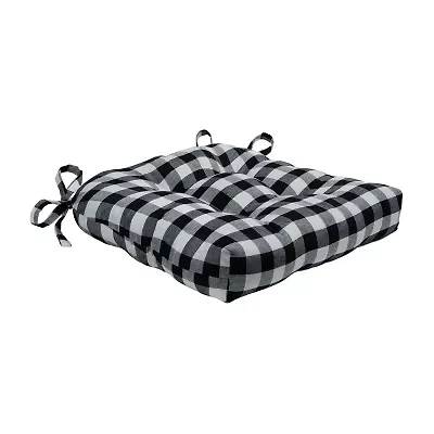 Achim Buffalo Check Tufted Dining Cushion