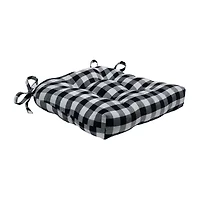 Achim Buffalo Check Tufted Dining Cushion