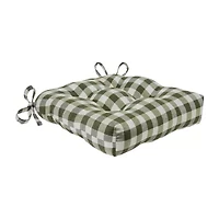 Achim Buffalo Check Tufted Dining Cushion