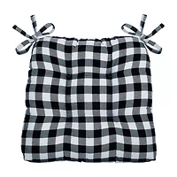 Achim Buffalo Check Tufted Dining Cushion