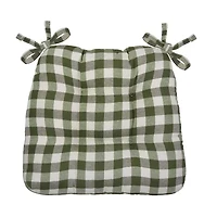 Achim Buffalo Check Tufted Dining Cushion