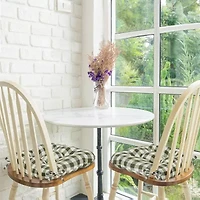 Achim Buffalo Check Tufted Dining Cushion