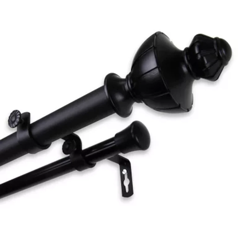 Rod Desyne Jerome 1" Double Adjustable Curtain
