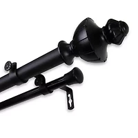 Rod Desyne Jerome 1" Double Adjustable Curtain