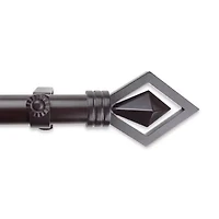 Rod Desyne Lenore 1" Adjustable Curtain