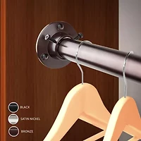 Rod Desyne Room Divider 1 Adjustable Curtain