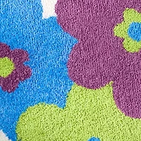 Town And Country Blossom Purple Bath Rug