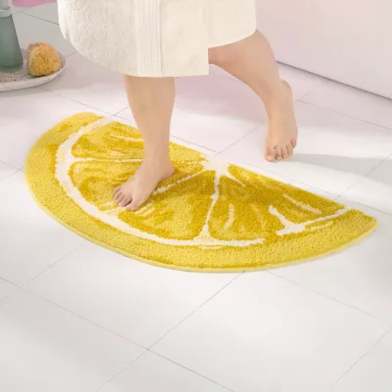 Town And Country Lemon Bath Rug