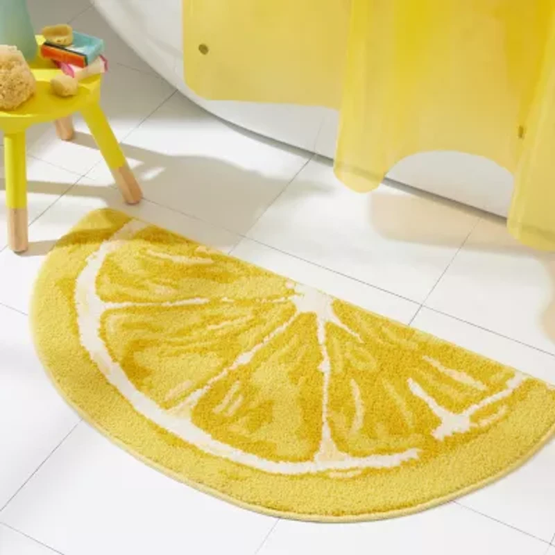 Town And Country Lemon Bath Rug