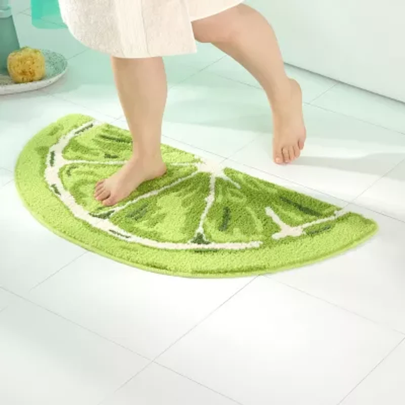Town And Country Lime Bath Rug