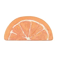 Town And Country Orange Bath Rug