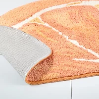 Town And Country Orange Bath Rug