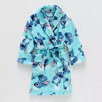 Disney Collection Toddler Girls Knee Length Long Sleeve Lilo & Stitch Robe