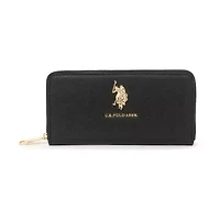 U.S. Polo Assn. Large Zip Around Womens Wallet
