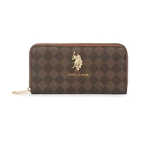 U.S. Polo Assn. Large Zip Around Womens Wallet