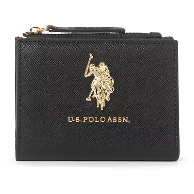 U.S. Polo Assn. Zip Womens Bifold Wallet