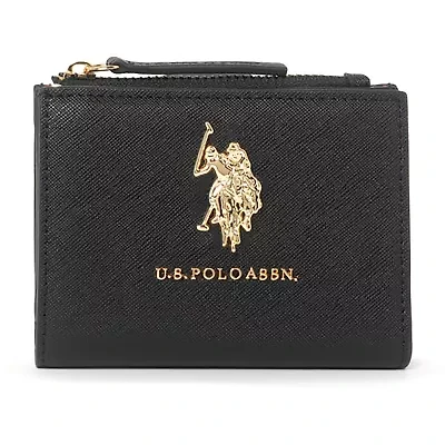 U.S. Polo Assn. Zip Womens Bifold Wallet