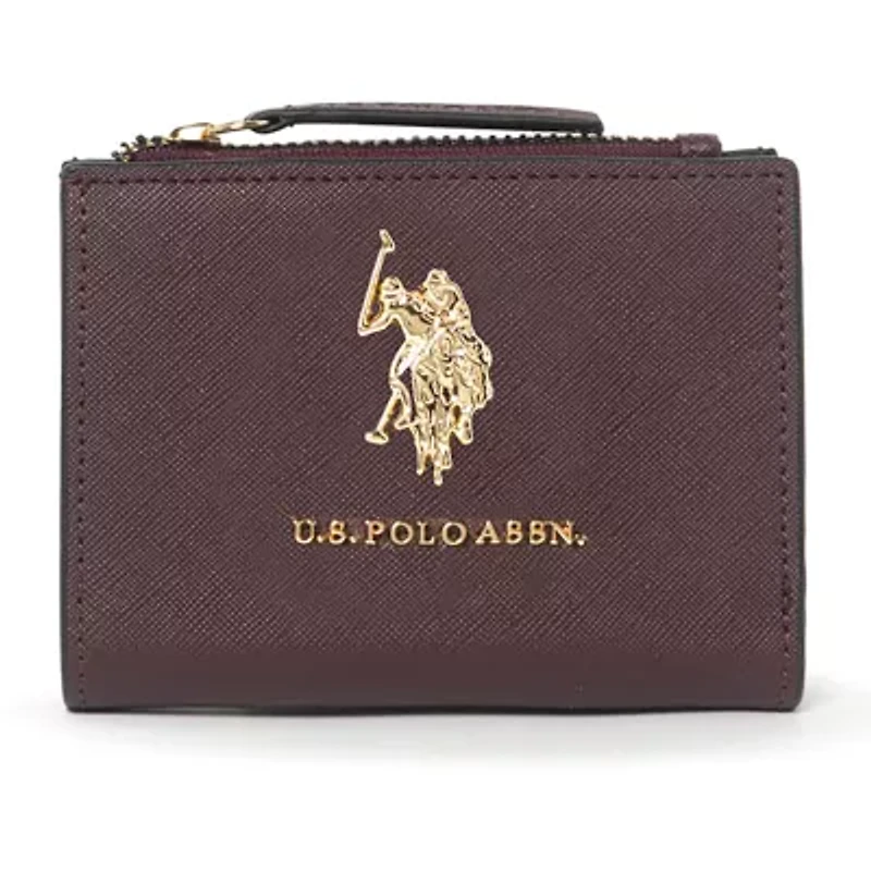 U.S. Polo Assn. Zip Womens Bifold Wallet