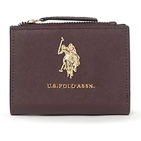 U.S. Polo Assn. Zip Womens Bifold Wallet