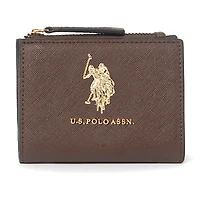 U.S. Polo Assn. Zip Womens Bifold Wallet