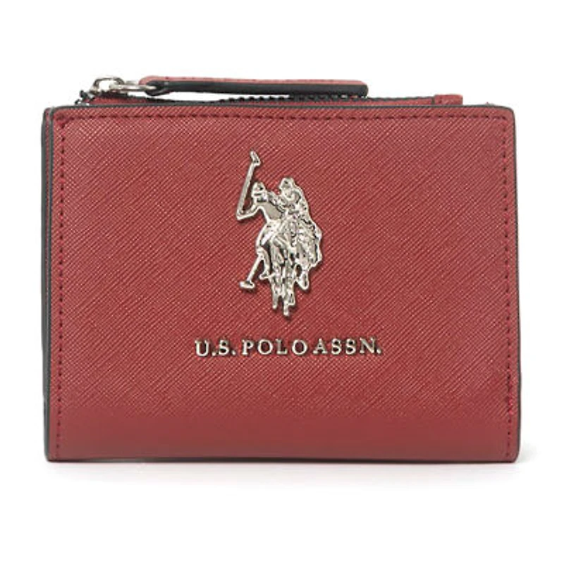 U.S. Polo Assn. Zip Womens Bifold Wallet