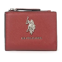 U.S. Polo Assn. Zip Womens Bifold Wallet