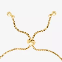 Disney Classics Unisex Adult Crystal 18K Gold Over Brass Mickey Mouse Bolo Bracelet