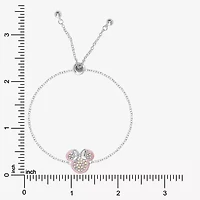Disney Classics Unisex Adult Crystal Minnie Mouse Bolo Bracelet