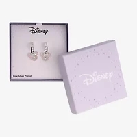 Disney Classics Unisex Adult Crystal 24.2mm Minnie Mouse Hoop Earrings