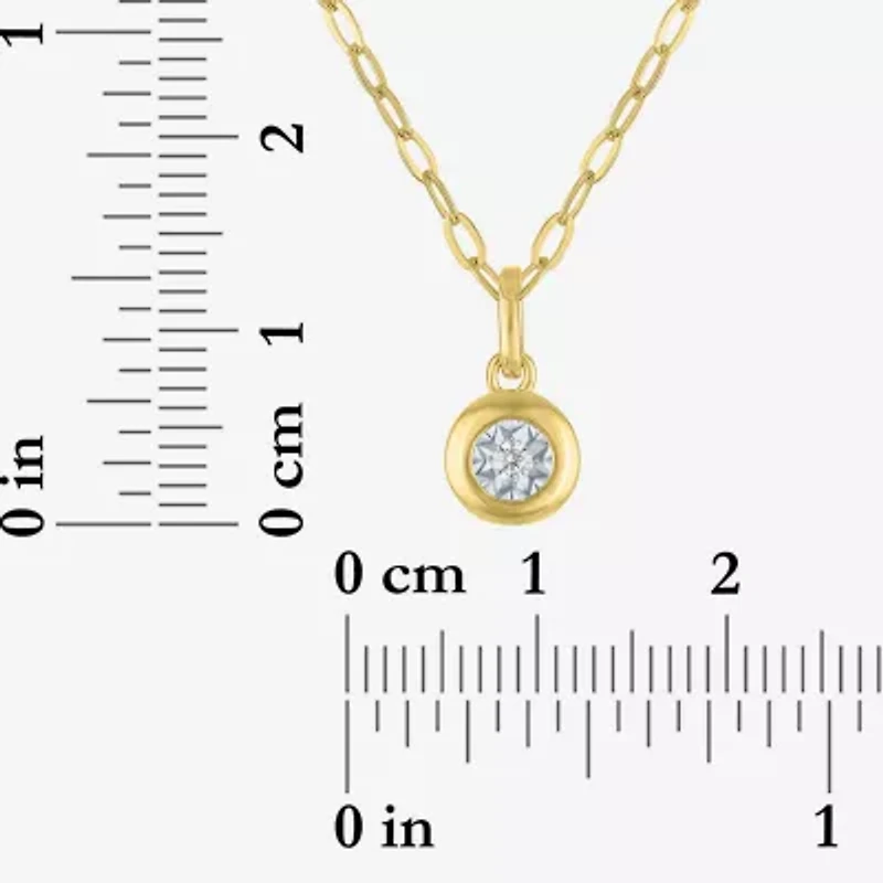 Yes, Please! (G-H, Si2-I1) Womens 1/10 CT. T.W. Lab Grown White Diamond 14K Gold Over Silver 2-pc. Jewelry Set