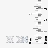 Yes, Please! Womens Lab Created White Sapphire Sterling Silver 2 Pair Jewelry Set