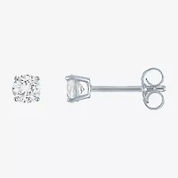 Yes, Please! Womens Lab Created White Sapphire Sterling Silver 3 Pair Jewelry Set