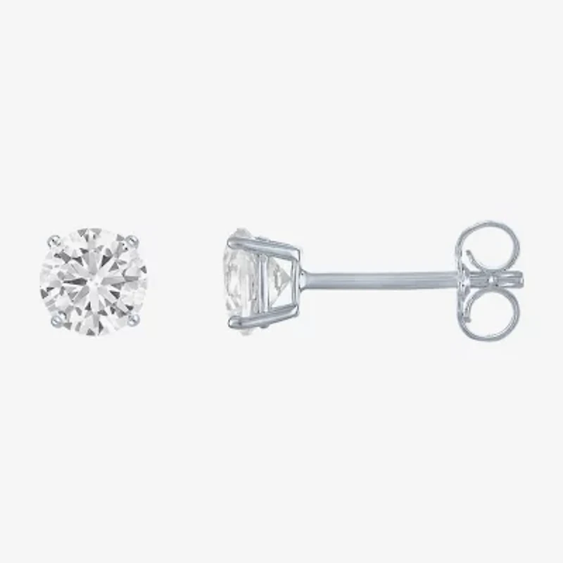 Yes, Please! Womens Lab Created White Sapphire Sterling Silver 3 Pair Jewelry Set