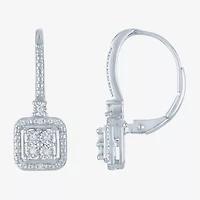 Diamond Blossom Womens 1/10 CT. T.W. Natural White Diamond Sterling Silver 2-pc. Jewelry Set