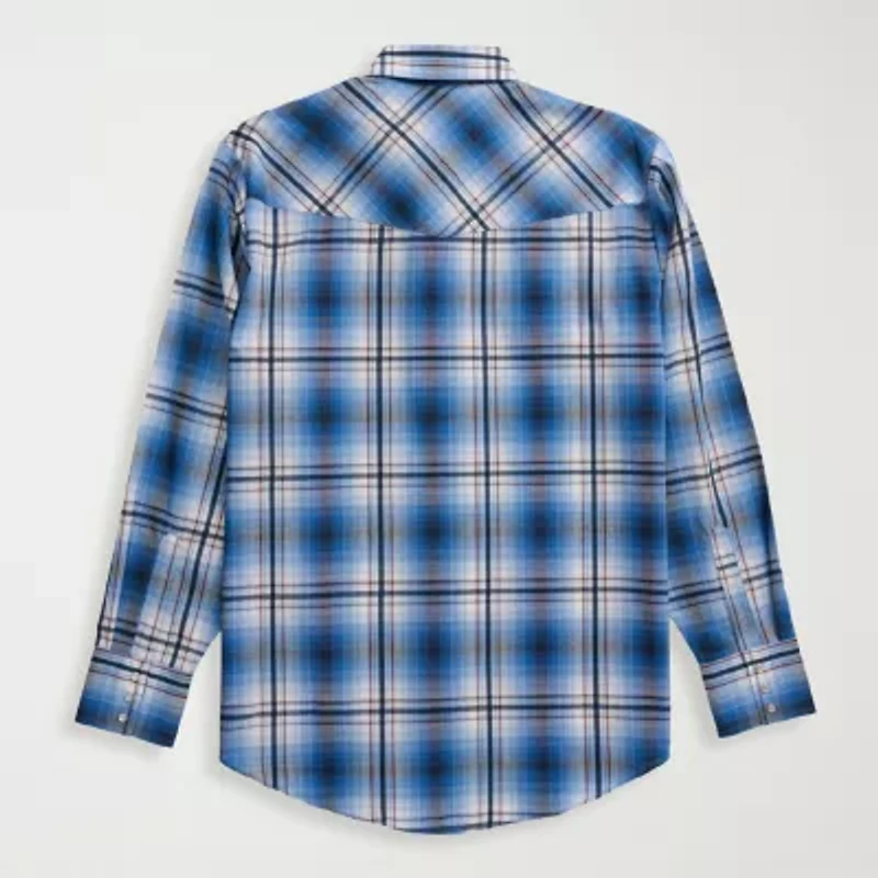 Ely Cattleman Mens Long Sleeve Western Shirt