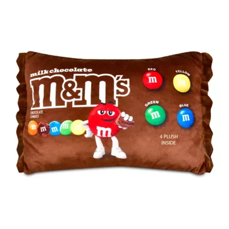 Iscream M&Ms Fleece Plush Pillow