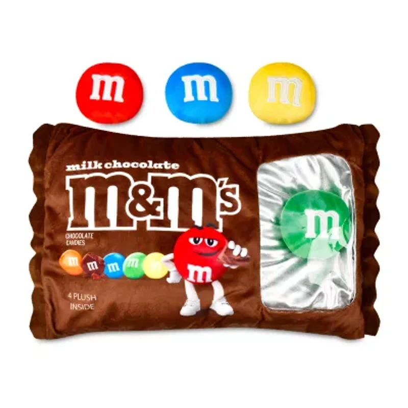 Iscream M&Ms Fleece Plush Pillow