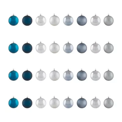 Northlight 2-Finish Ball 32-pc. Christmas Ornament