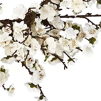 Nearly Natural 24in. Plum Blossom Wreath