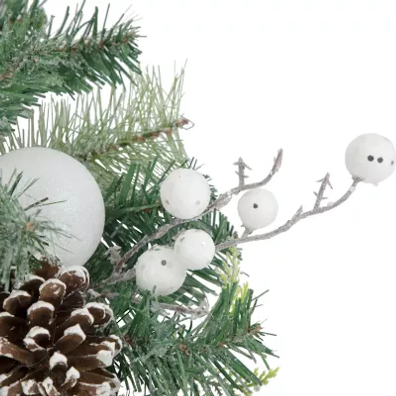 Northlight Pine Berry And Ornament Wreath