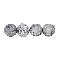 Northlight Antique Glass Ball 4-pc. Christmas Ornament