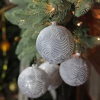 Northlight Antique Glass Ball 4-pc. Christmas Ornament