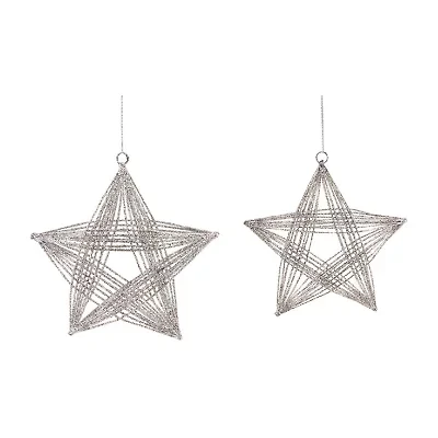 Northlight D Wire Frame Star 2-pc. Christmas Ornament